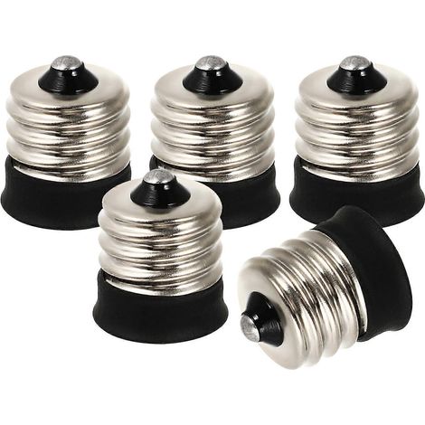 Lot de 5 adaptateurs E17 vers E14 durables, convertisseurs de culot E17 vers E14 pour remplacement (1/5)