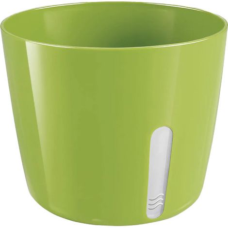 Vaso Per Piante Tondo Metallo Verde 13,5x11cm (1/5)