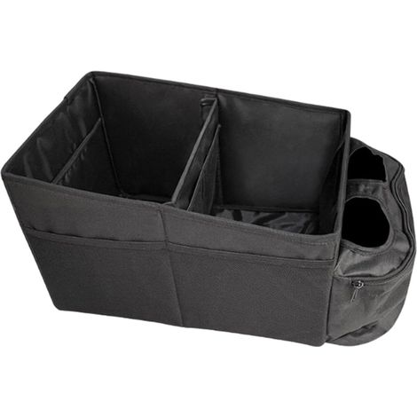 Organizador para maletero de coche, almacenamiento plegable Oxford, con portavasos, caja de almacenamiento multifuncional para maletero. (1/5)