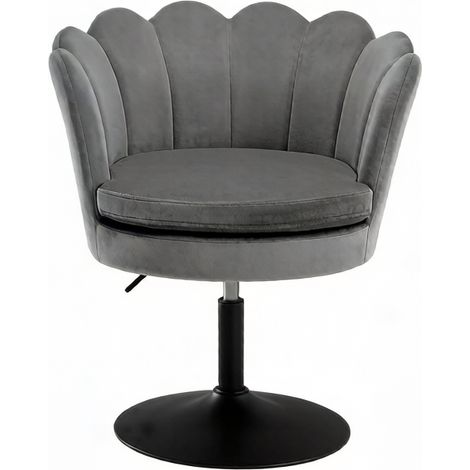 Fauteuil pivotant, tabouret bas en forme de fleur, tabouret de maquillage pivotant, chaise longue, chaise de salle à manger (uniquement avec 1 chaise de salle à manger) (1/5)