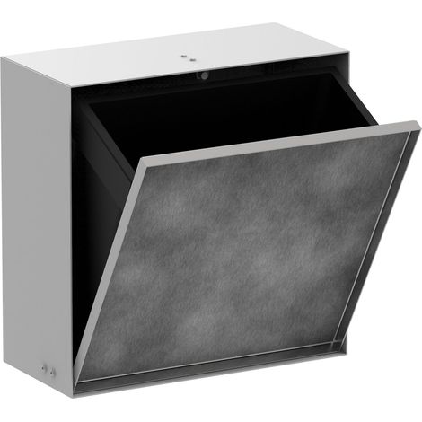 Hansgrohe XtraStoris Rock - Pattumiera da incasso 6 L, bianco opaco 56090700 (1/5)