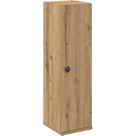 Meuble de salle de bain,Armoire de bain avec porte-rouleau chêne artisanal CFW168851 (1/5)