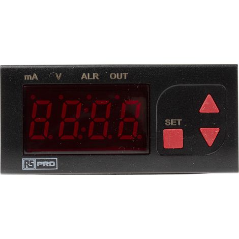 Indicateur de température, 230 V c.a., 4 entrées thermocouple, 77 x 35mm ( Prix pour 1 ) (1/3)