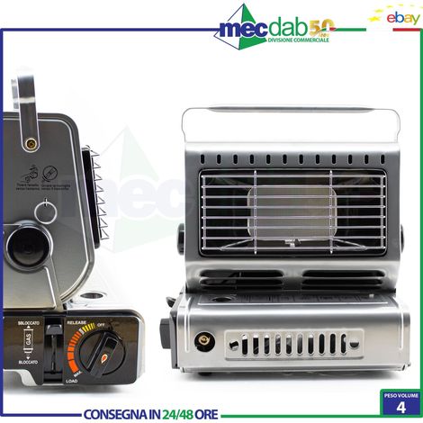 Stufa da campeggio a gas per cartuccia e bombola GPL PGH DC T-TRADE (1/5)