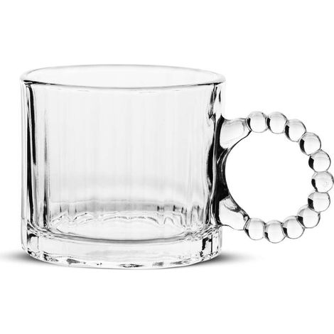 Set di tazze da caffè Set 100% Bicchiere da bere Trasparente (1/2)