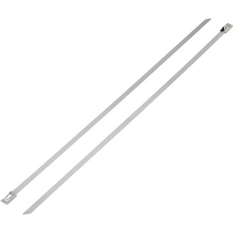 Serre-câble 152 mm x 4.60 mm argent TRU COMPONENTS TC-BST-152203 1592777 crantage intérieur 1 pc(s)