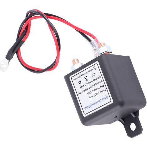 Batterietrennschalter für Kraftfahrzeuge, Stromabschalter mit Fernbedienung, 12V 200A Kfz-Kupferanschluss (1/5)