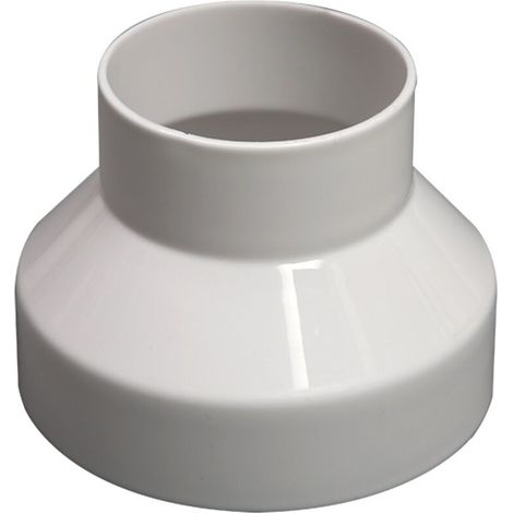 Joint de tuyau de ventilation 180 mm – Adaptateur femelle 180 mm vers mâle 110 mm – PVC résistant à la corrosion – Pour installations VMC (1/5)