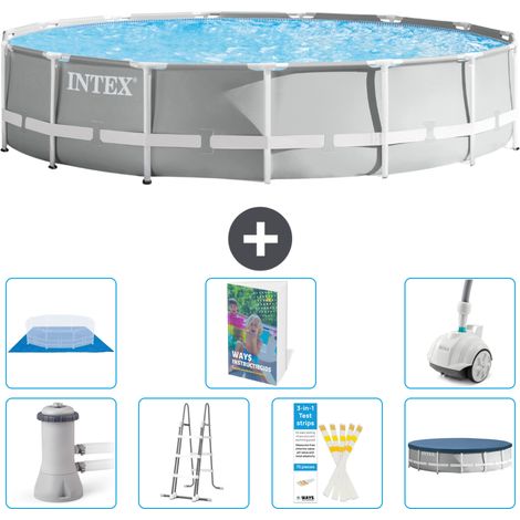 Prism Frame Pool Rund - 457x107 cm - 8-teilig S616