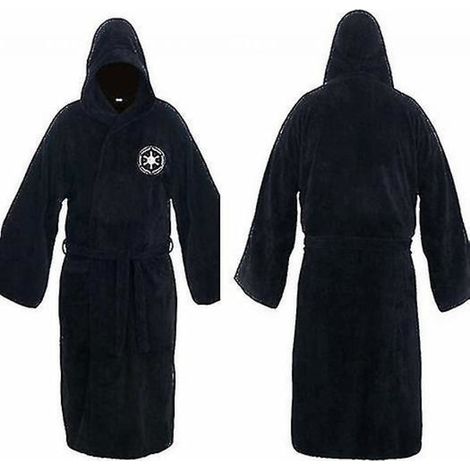 Morgonrock Star Wars Jedi Sith avec capuche, peignoir noir taille XL, cadeau de Noël