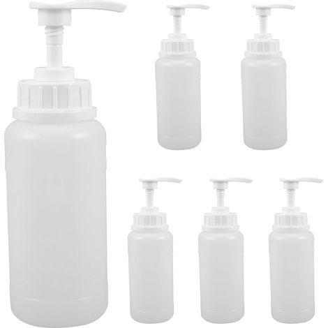 Pieces Refillable Hand Soap Bottle Dispenser Liquid Soap