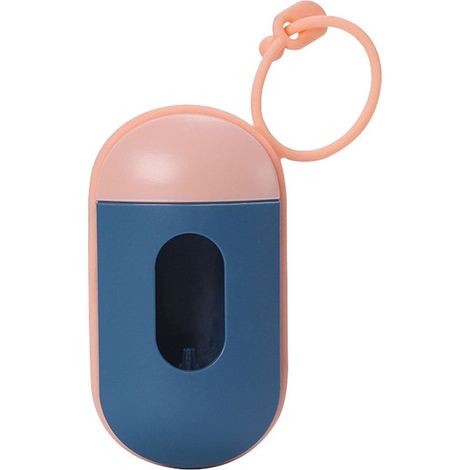 Distributeur De Sac À Ordures Pour Animaux - En ABS - Portable Avec Corde De Suspension - Rechargeable - Pour Extérieur Et Intérieur - 1 Pièce (1/5)