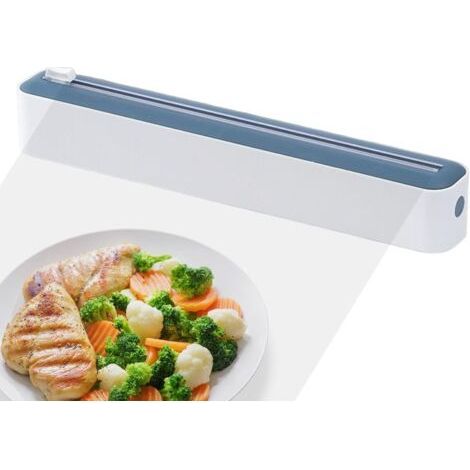 FENOPLASTICADistributeur Film Alimentaire Magnétique, Distributeur Papier Aluminium Et Film, Dérouleur Film Alimentaire Magnétique, Coupe-Film Alimentaire, Distributeur Et Organisateur De Film Aliment (1/5)