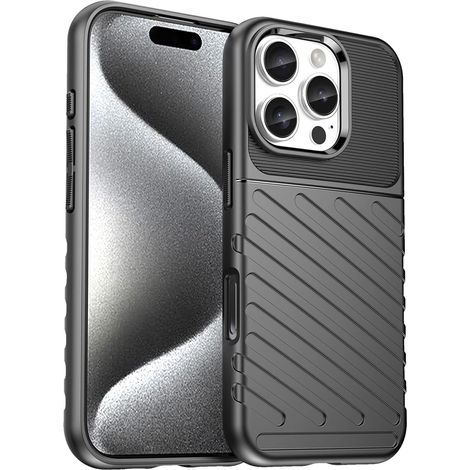 Thunder Case für iPhone 16 Pro Max – Schwarz (1/5)