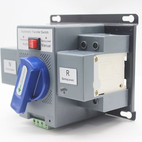 220V 63A 2P Commutateur de Transfert Automatique Double Alimentation Niveau CB Auto-présentation (1/4)
