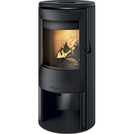 Invicta – Poêle à bois 8 kW – Raccordable avec sortie des fumées au-dessus – Acier – Bûches jusqu'à 40 cm – Rendement 81 % (1/4)