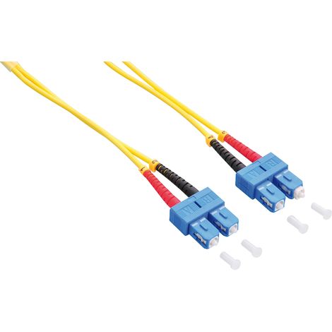 LogiLink FP0SC02 Cable de fibra óptica e InfiniBand 2 m SC Amarillo