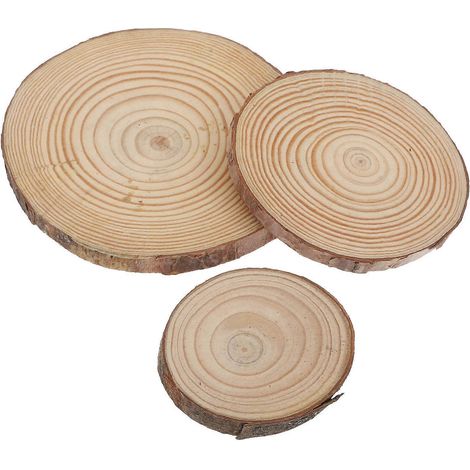 Lot de 3 sous-verres en bois pour tasses à café, petits sous-verres en bois pour tasses à boissons-13X13X1.3CM