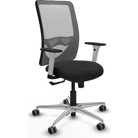 Chaise de bureau piqueras y crespo Zulema blanc soutien lombaire (1/2)