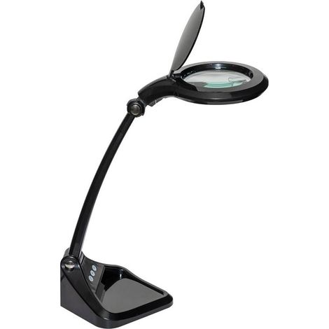 Maul 8261290 Lámpara lupa LED negra aumento 1,75x