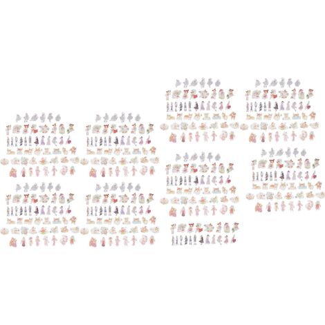 Lot 420 autocollants papier japonais de scrapbooking, impression haute précision, exquis DIY mignons pour ordinateur portable (1/5)