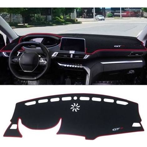 Seuil de porte,Pour Peugeot 3008 5008 GT 3008 Hybride 2016 2017 2018 2019 2020 2021 2022 Voiture Tableau De - LHD Red side