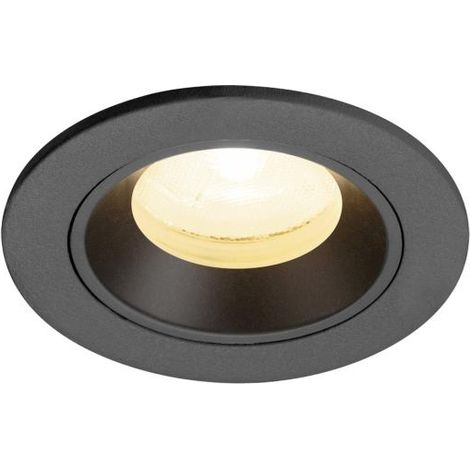 Spot encastré NUMINOS® XS intérieur 3000 K 20° IP20 rond noir - SLV - 1009289