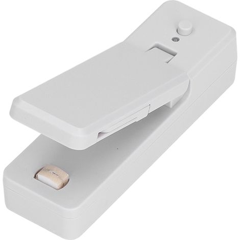 Sceau de Sac Mini Magnétique Portable, Rechargeable USB pour Conservation Alimentaire - Gris