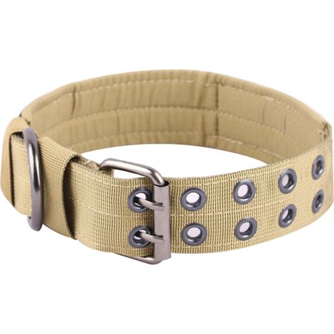 1 Collier chien, nylon épais, poignée de contrôle, boucle acier, dressage grande race (1/5)