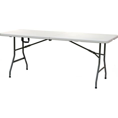 Table Pliante avec Structure en Acier
