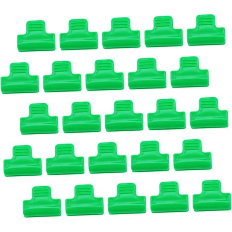 40 clips de jardin pour serre filet, clips à pression, protection des rangs de film, conception à vis antidérapante pour le support des plantes (1/5)