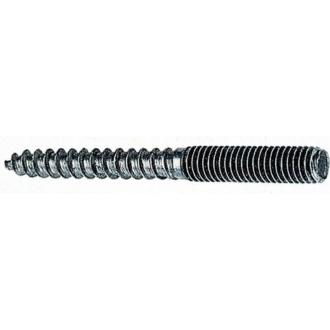 Viti di giunzione 2 filetti m4x20 mm. per legno met. Prezzo per 100 pezzi. (1/2)