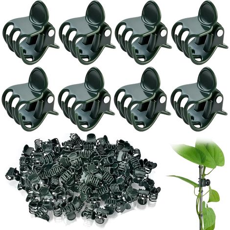 Clips para plantas, clips de soporte para orquídeas, 50 clips para plantas trepadoras, clips de soporte para plantas (1/5)