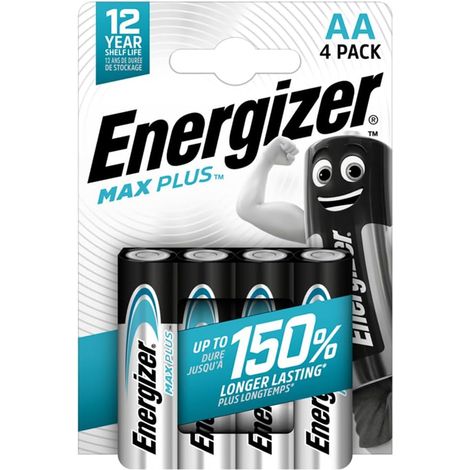 ENERGIZER MAX PLUS +150% Stilo (AA) 1500  - 4 pile/blister - EN0010