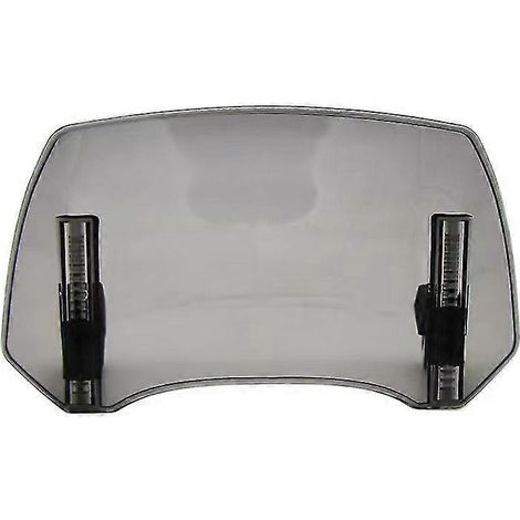 Compatible avec Honda XL 650, 600, 700, 1000, 125V, Transalp, Varadero et XRV750 : extension de pare-brise, déflecteur d'air (teinte fumée). (1/5)