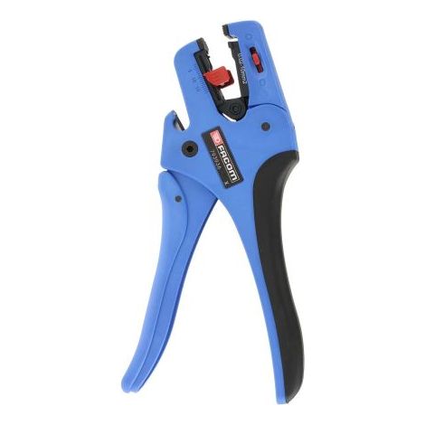 Facom – Pince à dénuder automatique – Dénudage 0.02 à 10 mm² – Corps ergonomique nylon chargé de verre – Profondeur réglable