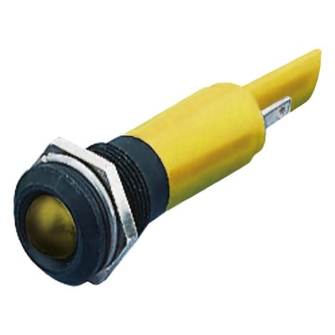 Voyant LED lumineux Jaune RS PRO, dia. 12mm, IP67 ( Prix pour 1 )