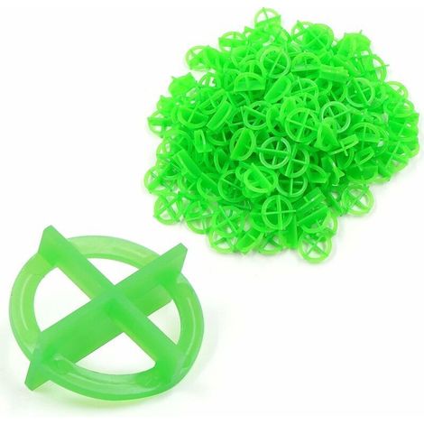 Système de Nivellement de Carreaux 100 pcs Kit Nivellement Carrelage Clip Carrelage Nivellement Carrelage Réutilisables en Plastique pour la Construction, Comme les Murs et les Sols