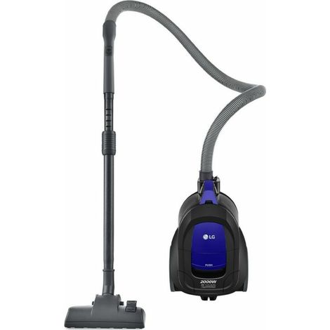 LG VC5506NHTB - Aspirapolvere senza sacchetto 650 W, sistema ciclonico Elipse, Aspirapolvere tubo telescopico, regolazione potenza, serbatoio 1,1 l, speciale tappeti e pavimenti duri, blu (1/5)