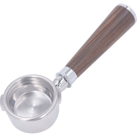 Porte-filtre sans fond de 58 mm avec poignée en bois et double oreille pour machine à café GAGGIA, couleur Black Sour Branch. (1/5)