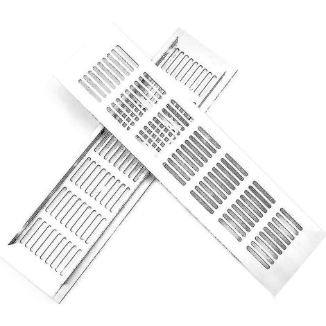 Lüftungsgitter, Set mit 2 Aluminium-Lüftungsgittern