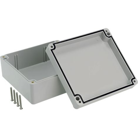 Boîtier hermétique robuste n/t 118x78x55mm IP67 PHP-57 gris 62.57