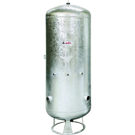 Ballon surpresseur sans vessie 200 L – Cuve galvanisée 8 bars – Réserve d'eau sous pression – Compatible avec tous types de pompes – Elbi Spa (1/2)