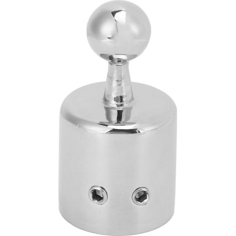 Capuchon supérieur Bimini de bateau de 25.6mm, raccord d'auvent, extrémité à œil externe, en acier inoxydable marin pour Tube rond de 25mm (1/5)
