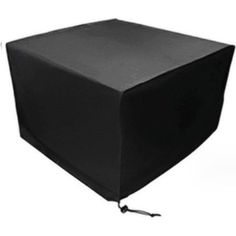 1 housse de protection large pour mobilier de jardin carré 120x120x74
