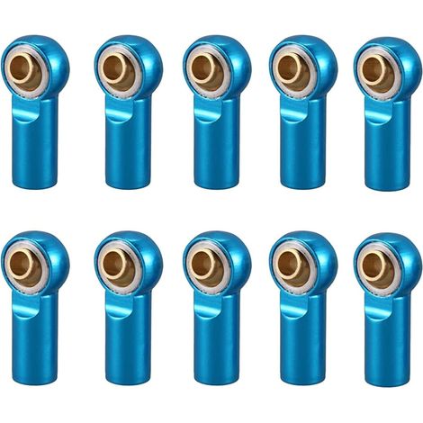 10 Pièces M3 Rotule Embout Rotule Lien Rotule Support pour 1/10 Voiture d'escalade TRX4 D90 SCX10 Camion Buggy Chenille (1/5)