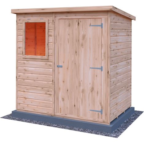 Shiplap Pent Tongue and Groove Garden Shed Workshop Approx 6 x 4 Feet (1/4)
