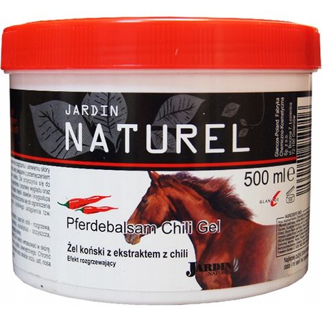 Gel per cavalli Jardin con estratto di peperoncino 500 ml