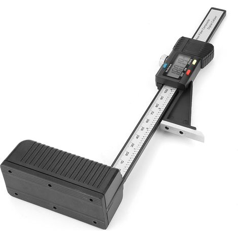 Jauge de Hauteur Numérique Jauge de Hauteur Scriber Plastique 0 150Mm Jauge de Profondeur D'ouverture de Hauteur de Précision Numérique avec Base Magnétique (1/5)