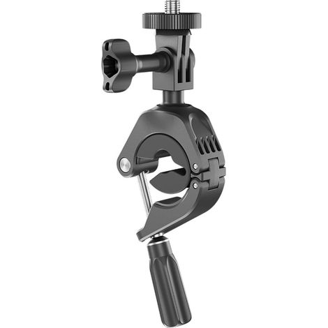 Support de Guidon de Vélo, Support de Caméra, Pince de Guidon de Vélo pour Caméras d'action avec Poignée Réglable de 8 à 16 Mm à 22 à 35 Mm, Aucun Outil Nécessaire (1/5)